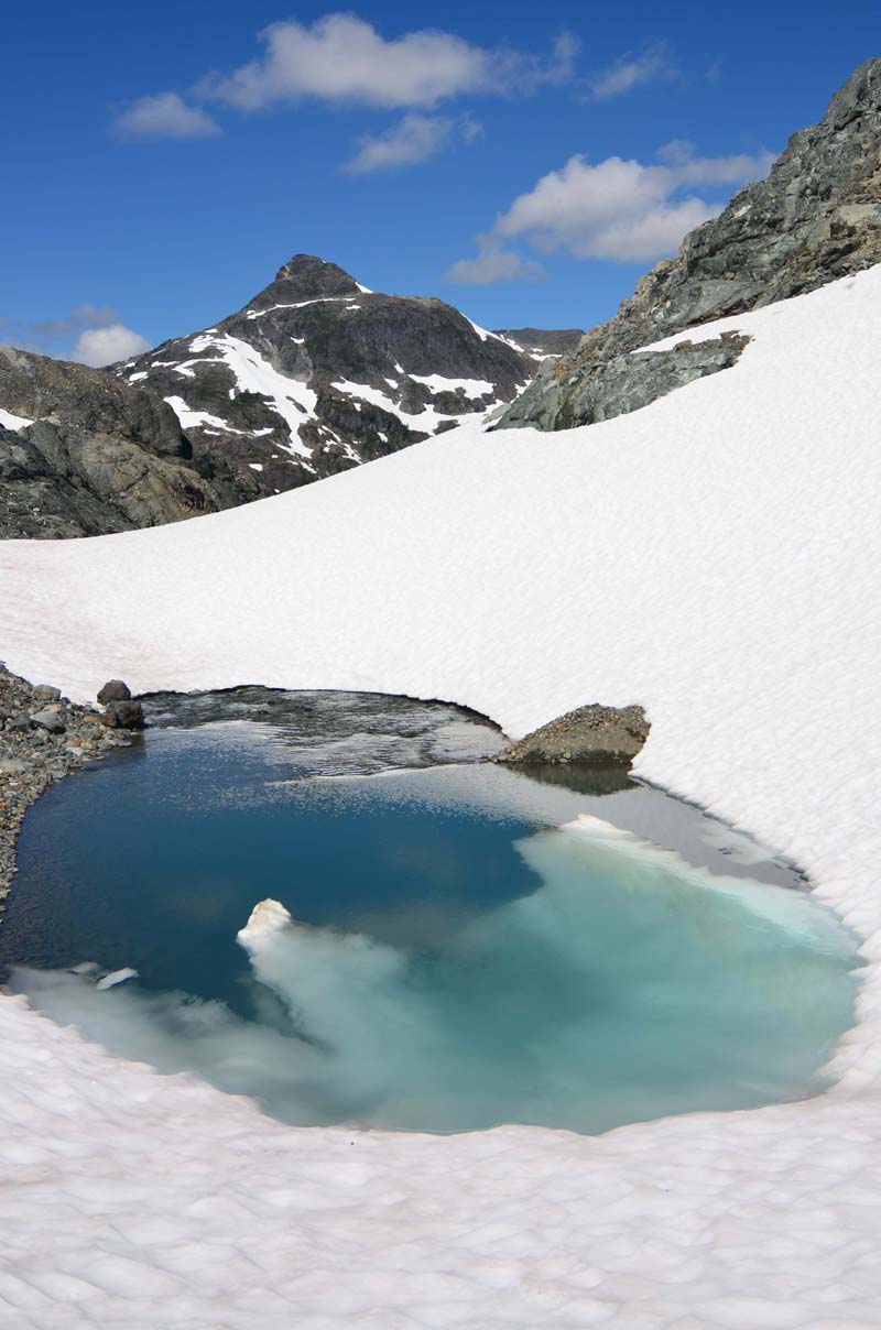 Pool at the toe of the Cliffe Glacier