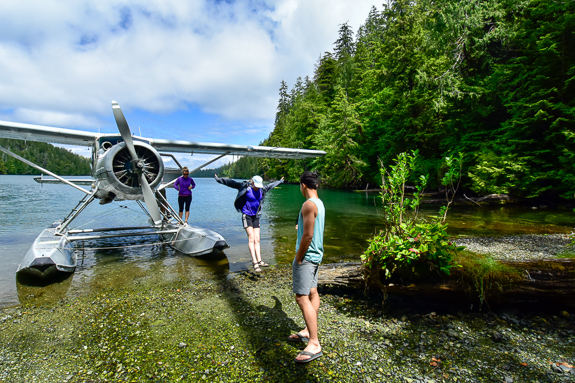 Floatplane Starfish Lagoon, Nootka Island