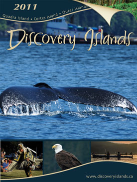 Guide to the Discovery Islands visitor magazine